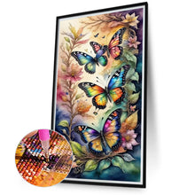 Load image into Gallery viewer, Diamond Painting - Full Round - butterfly dragonfly (40*70CM)

