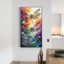 Load image into Gallery viewer, Diamond Painting - Full Round - butterfly dragonfly (40*70CM)
