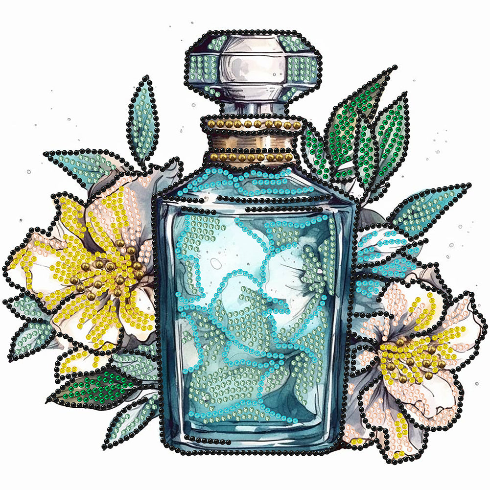 Diamond Painting - Partial Special Shaped - perfume (30*30CM)