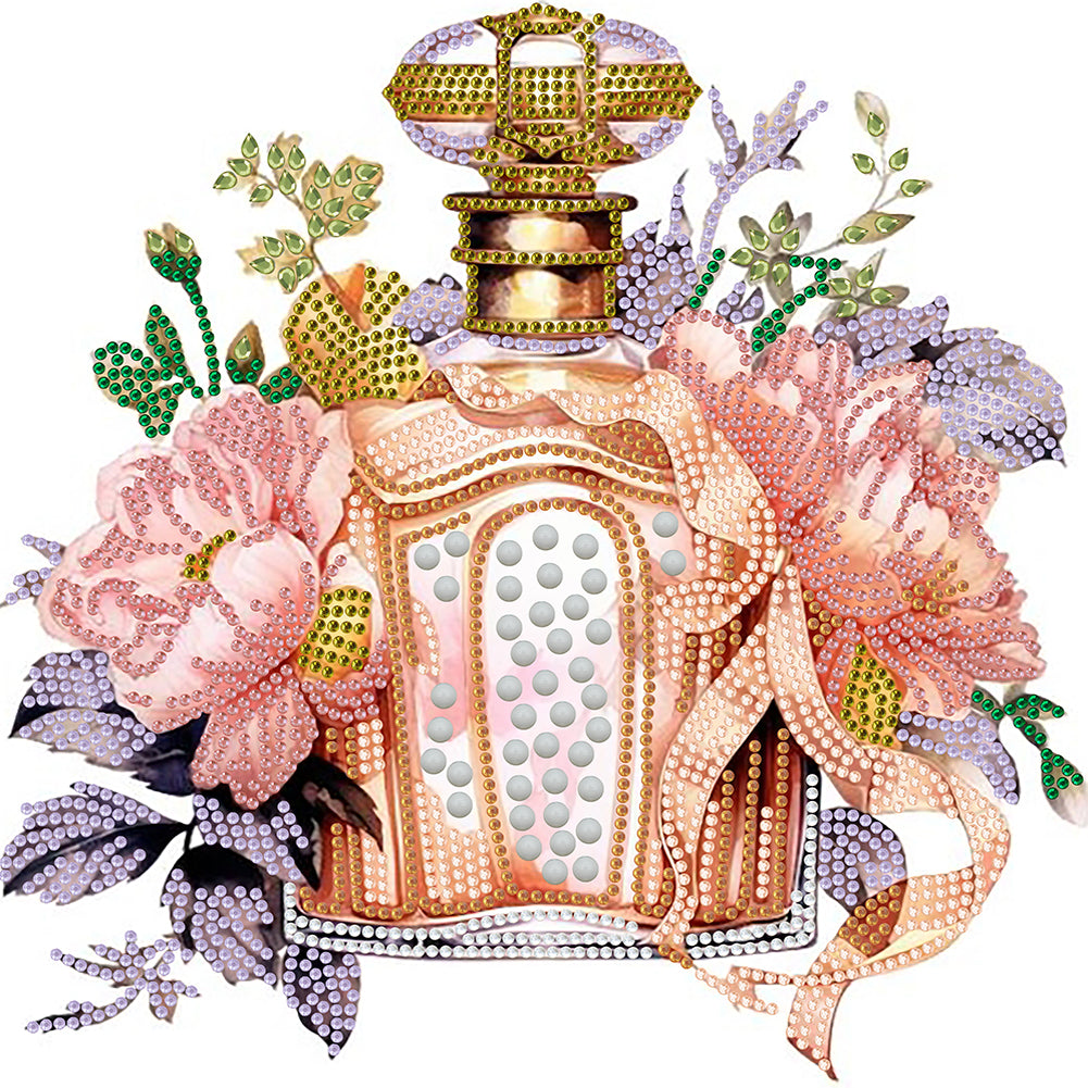 Diamond Painting - Partial Special Shaped - perfume (30*30CM)