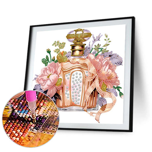 Diamond Painting - Partial Special Shaped - perfume (30*30CM)