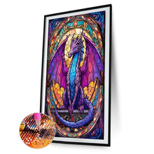 Load image into Gallery viewer, Diamond Painting - Full Round - Window sill glass art flying dragon (40*60CM)
