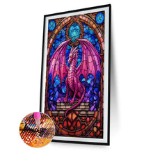 Load image into Gallery viewer, Diamond Painting - Full Round - Window sill glass art flying dragon (40*60CM)

