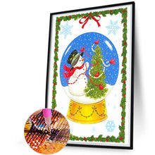 Load image into Gallery viewer, Diamond Painting - Full Round - Christmas Planet Snowman (45*60CM)
