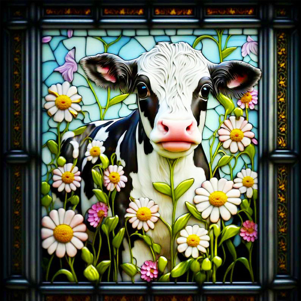 Diamond Painting - Full Round - cow (40*40CM)