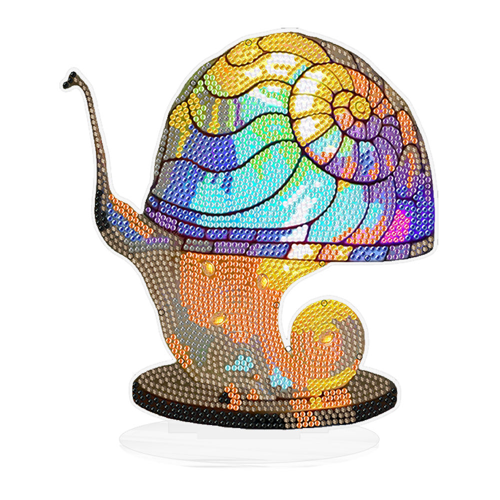 Special Shape Crystal Painting Desktop Kit Acrylic for Home Office Desktop Decor