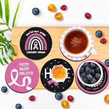 Load image into Gallery viewer, 8PCS Acrylic Round Diamond Painting Art Coaster Kit Halloween Gnome Fresh Summer
