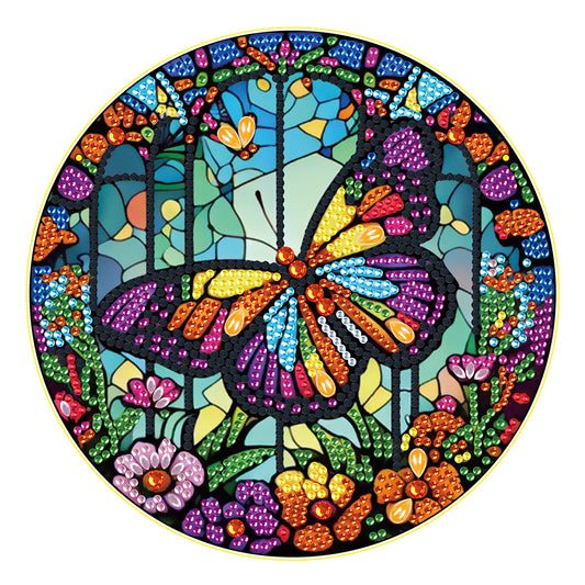 Wooden Desktop Diamond Painting Ornament Dragonfly for Home Office Desktop Decor