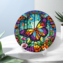 Load image into Gallery viewer, Wooden Desktop Diamond Painting Ornament Dragonfly for Home Office Desktop Decor
