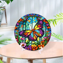 Load image into Gallery viewer, Wooden Desktop Diamond Painting Ornament Dragonfly for Home Office Desktop Decor

