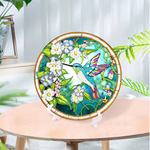 Load image into Gallery viewer, Wooden Desktop Diamond Painting Ornament Dragonfly for Home Office Desktop Decor
