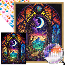 Load image into Gallery viewer, AB Diamond Painting - Full Round - Witch under the moon (40*50CM)
