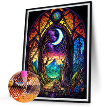 Load image into Gallery viewer, AB Diamond Painting - Full Round - Witch under the moon (40*50CM)
