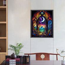 Load image into Gallery viewer, AB Diamond Painting - Full Round - Witch under the moon (40*50CM)
