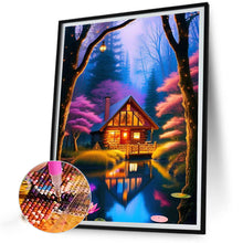 Load image into Gallery viewer, AB Diamond Painting - Full Round - cabin in the woods (40*50CM)
