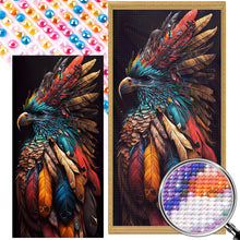 Load image into Gallery viewer, AB Diamond Painting - Full Round - siberian eagle (40*80CM)
