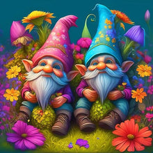 Load image into Gallery viewer, Diamond Painting - Full Round - Garden Gnome (40*40CM)
