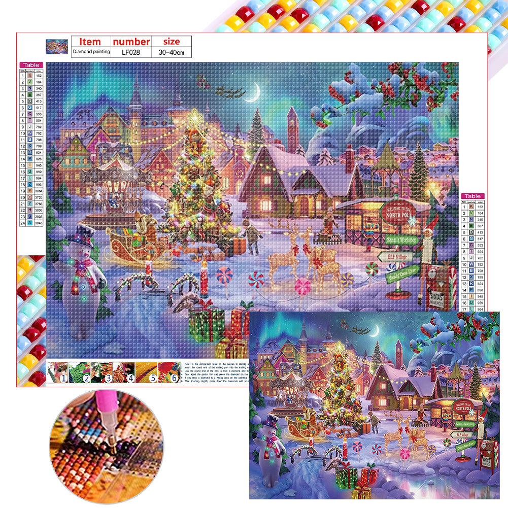 Diamond Painting - Full Square - Christmas street (40*30CM)
