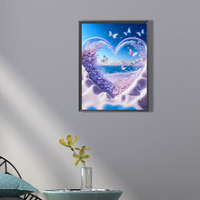 Load image into Gallery viewer, Diamond Painting - Full Square - beach hearts (30*40CM)
