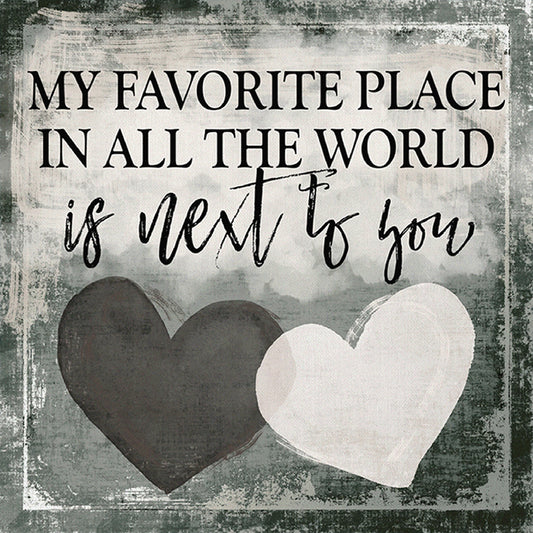 Diamond Painting - Full Round - black and white love heart (50*50CM)