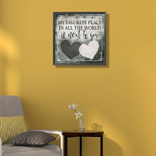 Load image into Gallery viewer, Diamond Painting - Full Round - black and white love heart (50*50CM)

