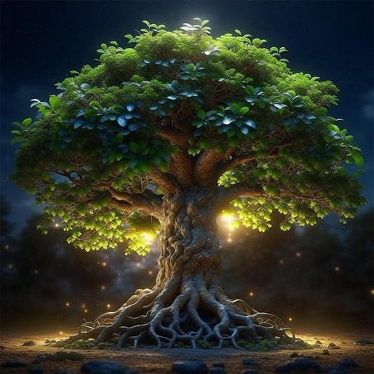 AB Diamond Painting - Full Square - life Tree (40*40CM)