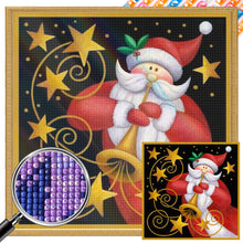 Load image into Gallery viewer, AB Diamond Painting - Full Square - cute santa claus (30*30CM)

