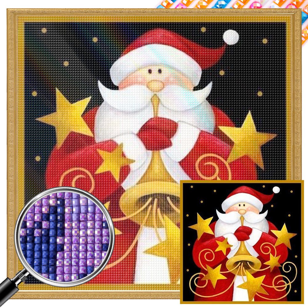AB Diamond Painting - Full Square - cute santa claus (30*30CM)