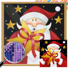 Load image into Gallery viewer, AB Diamond Painting - Full Square - cute santa claus (30*30CM)
