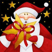 Load image into Gallery viewer, AB Diamond Painting - Full Square - cute santa claus (30*30CM)
