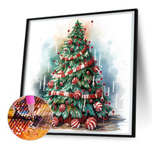 Load image into Gallery viewer, Diamond Painting - Partial Special Shaped - Christmas tree (30*30CM)
