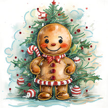 Load image into Gallery viewer, Diamond Painting - Partial Special Shaped - Christmas tree (30*30CM)
