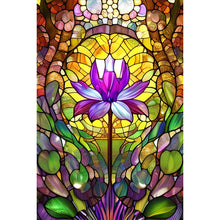 Load image into Gallery viewer, Diamond Painting - Full Round - lotus glass art (40*60CM)
