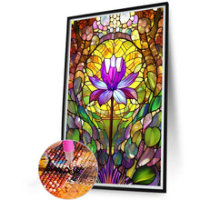 Load image into Gallery viewer, Diamond Painting - Full Round - lotus glass art (40*60CM)
