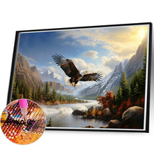 Load image into Gallery viewer, Diamond Painting - Full Round - soaring eagle (60*40CM)
