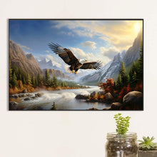 Load image into Gallery viewer, Diamond Painting - Full Round - soaring eagle (60*40CM)
