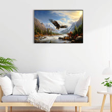 Load image into Gallery viewer, Diamond Painting - Full Round - soaring eagle (60*40CM)

