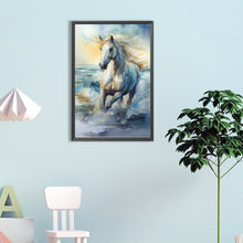 Load image into Gallery viewer, Diamond Painting - Full Round - white horse (40*60CM)
