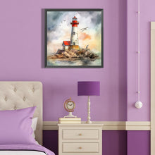 Load image into Gallery viewer, Diamond Painting - Full Round - lighthouse (40*40CM)
