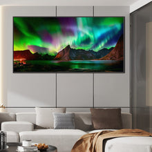 Load image into Gallery viewer, AB Diamond Painting - Full Square - Aurora at night (80*40CM)
