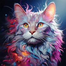 Load image into Gallery viewer, AB Diamond Painting - Full Square - Colorful cats (40*40CM)
