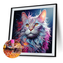 Load image into Gallery viewer, AB Diamond Painting - Full Square - Colorful cats (40*40CM)
