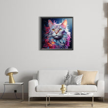 Load image into Gallery viewer, AB Diamond Painting - Full Square - Colorful cats (40*40CM)
