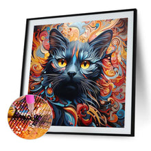 Load image into Gallery viewer, AB Diamond Painting - Full Square - Colorful cats (40*40CM)
