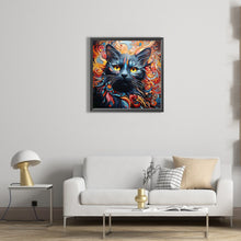 Load image into Gallery viewer, AB Diamond Painting - Full Square - Colorful cats (40*40CM)

