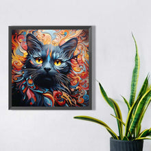 Load image into Gallery viewer, AB Diamond Painting - Full Square - Colorful cats (40*40CM)
