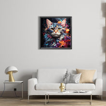 Load image into Gallery viewer, AB Diamond Painting - Full Square - Colorful cats (40*40CM)
