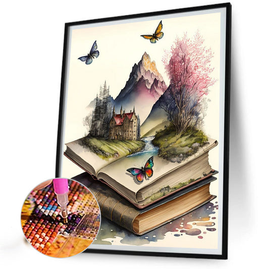 Diamond Painting - Full Round - book world (40*50CM)