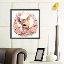 Load image into Gallery viewer, Diamond Painting - Full Round - flower deer (40*40CM)
