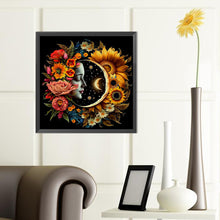 Load image into Gallery viewer, Diamond Painting - Full Round - Celestial bodies, sun and moon - yin and yang zodiac signs (40*40CM)
